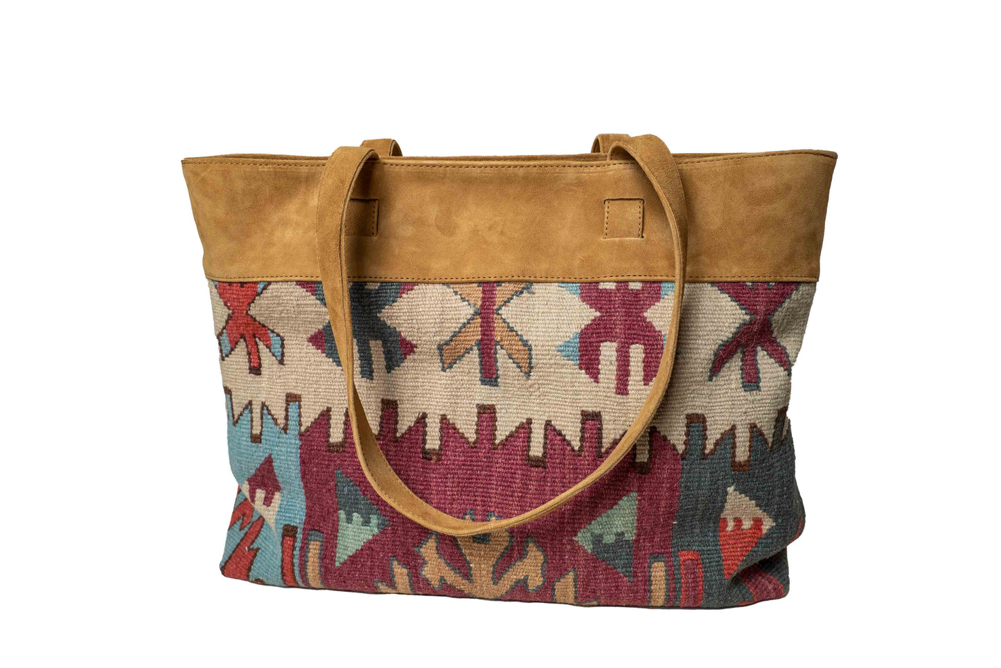 Medium Brown Kilim Handbag