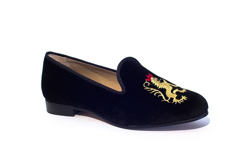 Gold Lion Red Crown Black