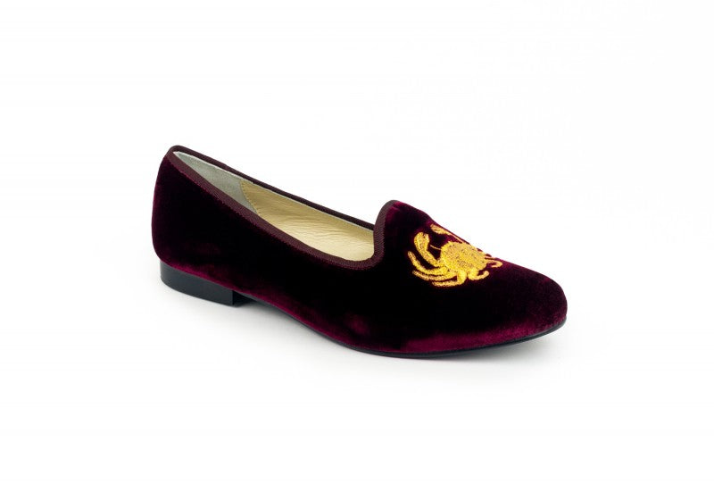 Gold Crab Burgundy