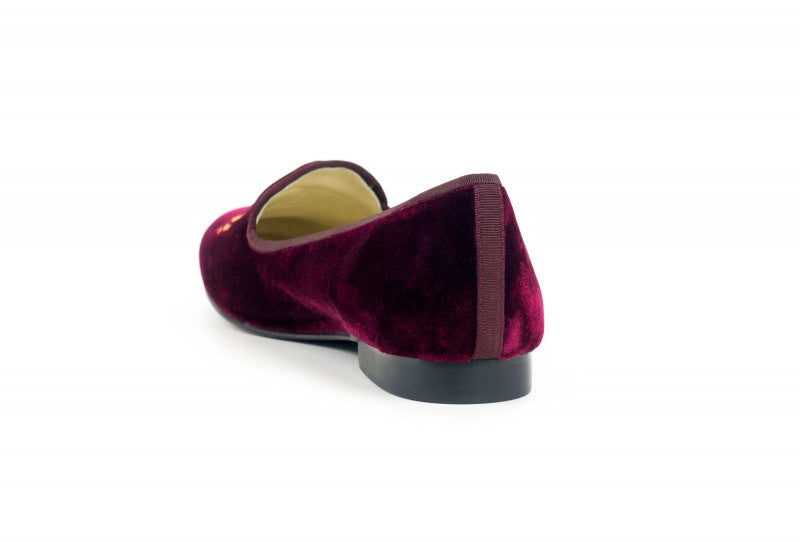 Gold Crab Burgundy