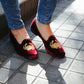 Gold Crab Burgundy